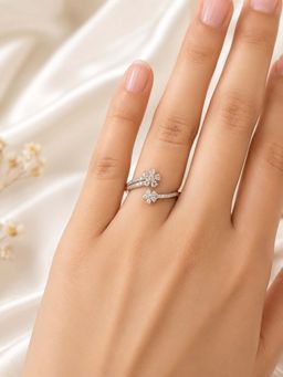 RUHA JEWELS - White Daisy Halo Ring