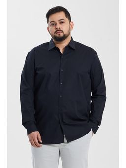 Snitch - Black Regular Fit Plus Size Shirt