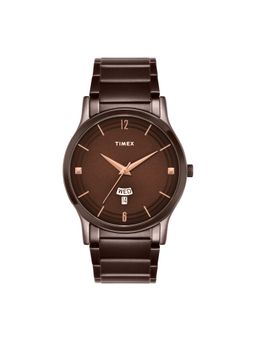 Timex - Trendline Round 21mm Brown Dial Analog Men Watch - TW000R461