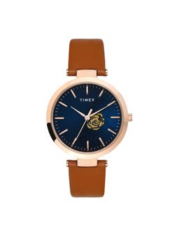 Timex - Women Navy Blue Round Analog Dial Watch - TW000X246 (M)