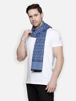 Alvaro Castagnino - Mens Viscose Blue Muffler