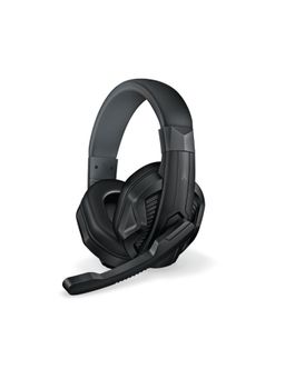 FINGERS - USB-Talkathon On-Ear Wired Headphones with Mic - Black