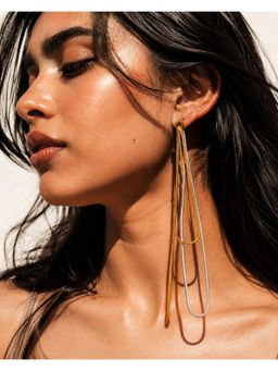 Niska - Luna Twin Chain Earrings
