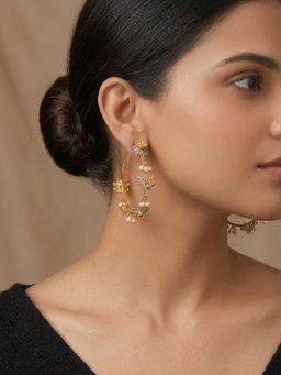 Kraft Smiths - Fiona Two Toned Hoop Earrings