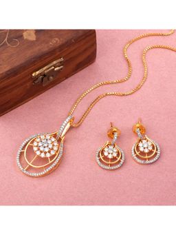 SHILLYN - Brilliant Bliss Chain Pendant & Earrings