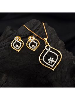 SHILLYN - Royal Glow Chain Pendant & Earrings