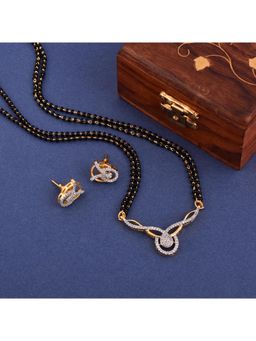 SHILLYN - Golden Union Mangalsutra with Earrings