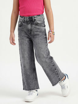 United Colors of Benetton - Grey Solid Straight Fit Jeans