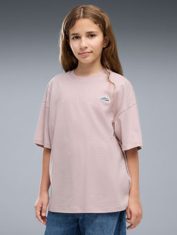 Puma - Pink House Of Graphics Youth Boxy T-Shirt