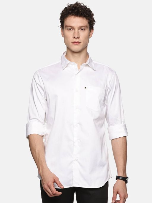 MELVIN JONES White Luxurious Casual Shirt