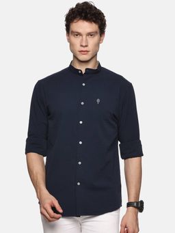 MELVIN JONES - Navy Blue Luxurious Casual Shirt