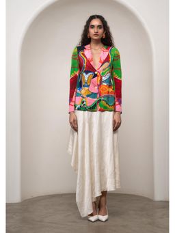 Advait - Multi-Color Sorel Blazer and Skirt