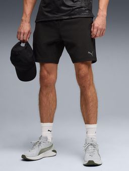 Puma - Black Solid Regular Shorts