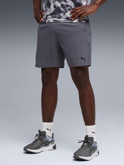 Puma - Grey Solid Regular Shorts