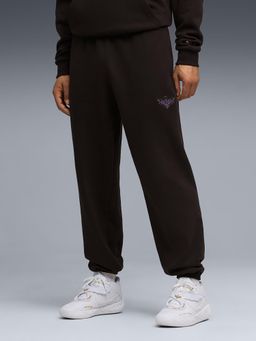 Puma - Black Solid Relaxed Joggers
