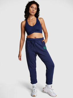 Victoria's Secret - PINK Everyday Fleece High-Waist Gym Pants - Navy Blue