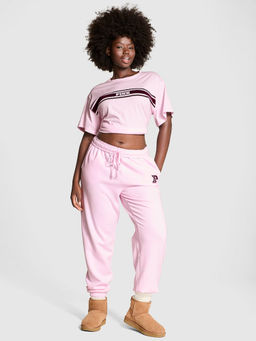 Victoria's Secret - PINK Ivy Fleece Campus Sweatpants - Pink