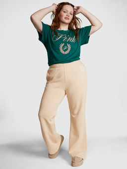 Victoria's Secret - PINK Extra-Credit Flared Pants - Beige