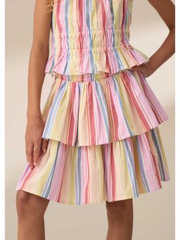ANGEL & ROCKET - Faye Stripe Tiered Skirt