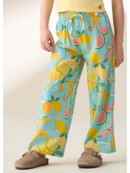 ANGEL & ROCKET - Lyla Blue Fruit Print Trousers