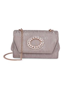 Inc.5 - Women Gold Embellished Fancy Clutch