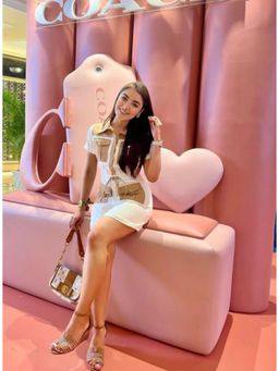 Label Deepika Nagpal - Shivani Girdhar Tan Mini Dress