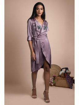MEHAK MURPANA - Lilac Trench Dress