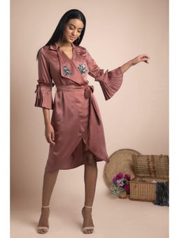 MEHAK MURPANA - Blush Pink Trench Dress