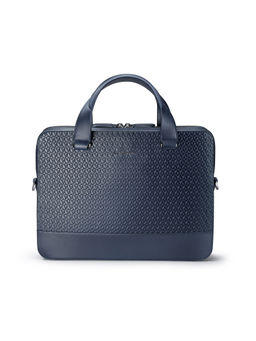 Lapis Bard - Navy Blue Solid Messenger Bag and Detachable Strap (Set of 2)