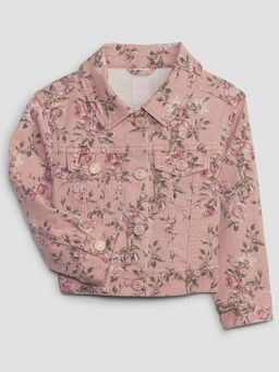 GAP - Girls Floral Print Denim Jacket