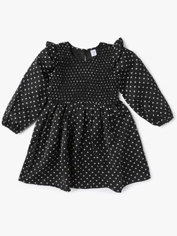GAP - Girls Smocked Polka Dot A-Line Dress