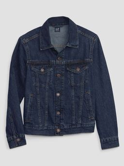 GAP - Boys Spread Neck Trucker Denim Jacket