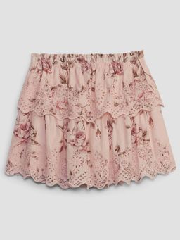 GAP - Girls Mid-Rise Layered Floral Skirt