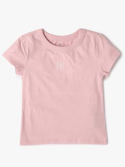 GAP - Girls Logo Detail Crew Neck T-Shirt