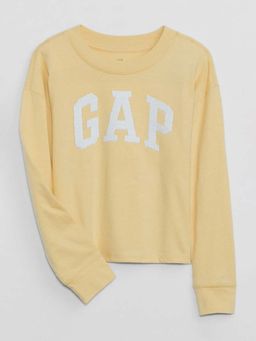 GAP - Girls Sequin Logo Crew Neck T-Shirt