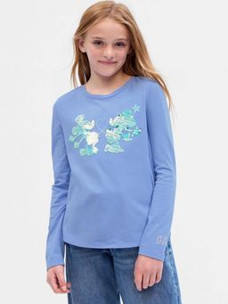 GAP - Girls Character Sequin Round Neck T-Shirt