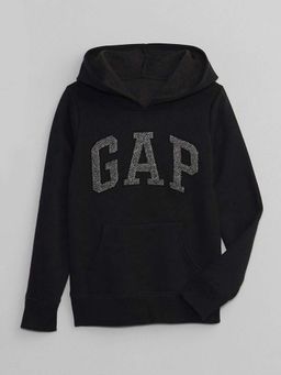 GAP - Girls Applique Logo Hooded Sweatshirt