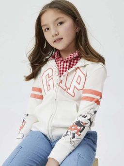 GAP - Girls Minnie Mouse Print Hooded Jacket