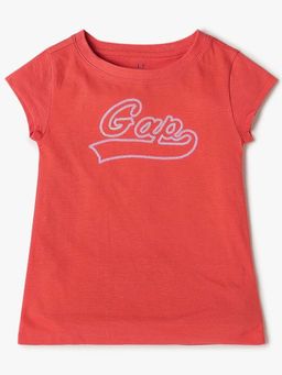 GAP - Girls Sequin Logo Crew Neck T-Shirt