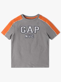GAP - Boys Stylish Crew Neck Grey T-Shirt