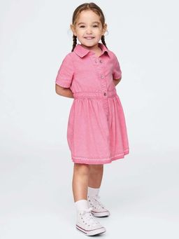 GAP - Girls Spread Collar Shirt Dress