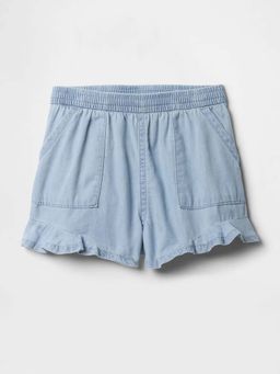 GAP - Girls Mid-Rise Ruffle Detail Shorts