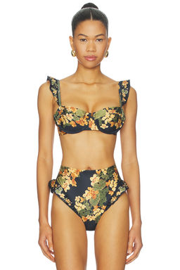 Agua by Agua Bendita - Kiwi Cordillera Bikini Top