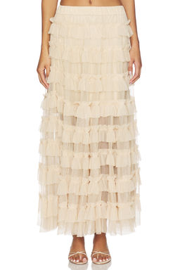 ALLSAINTS - Aude Ruffle Skirt