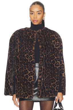 Apparis - Sloane Leopard Cape