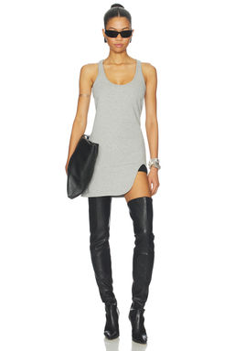 THE ATTICO - Tank High Slit Mini Dress