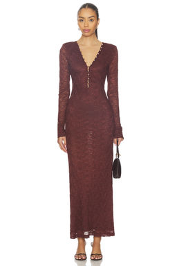 Bardot - Zenia Long Sleeve Midi Dress
