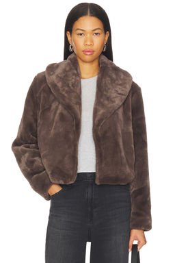 BLANKNYC - Cropped Faux Fur Coat
