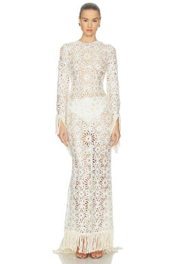 Bronx and Banco - Mia Crochet Maxi Dress