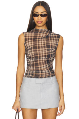 Enza Costa - Mesh Sleeveless Twist Top